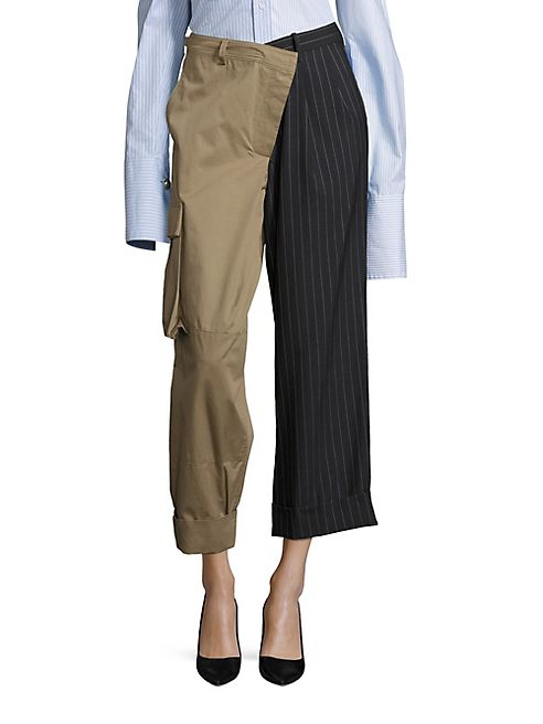 Monse - Striped Cargo Pants