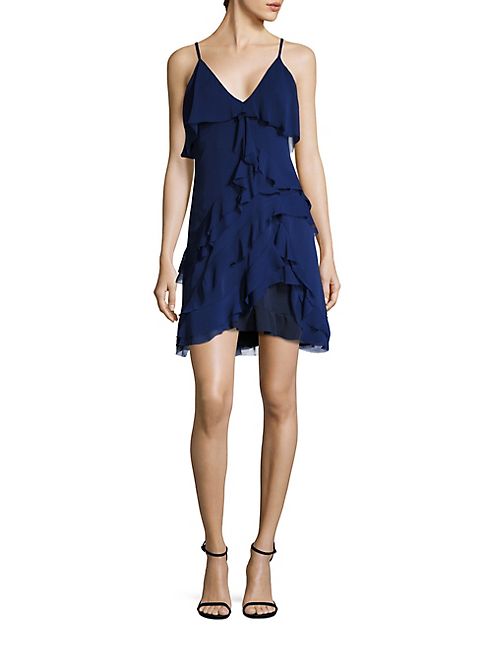 Alice + Olivia - Lavinia Ruffle Mini Dress