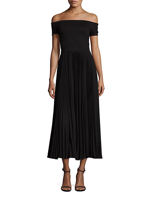 Alice + Olivia - Ilana Off-the-Shoulder Dress