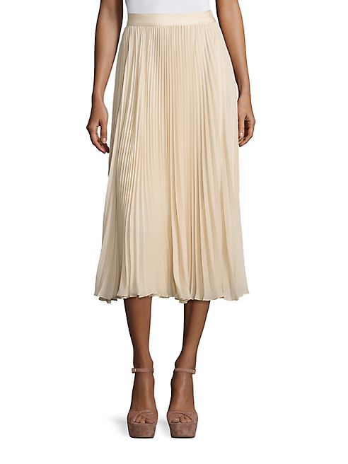 Alice + Olivia - Essie Pleated Midi Skirt