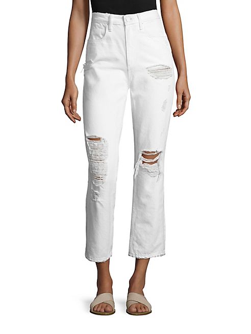 Alexander Wang - Cult Cropped Distressed Jeans