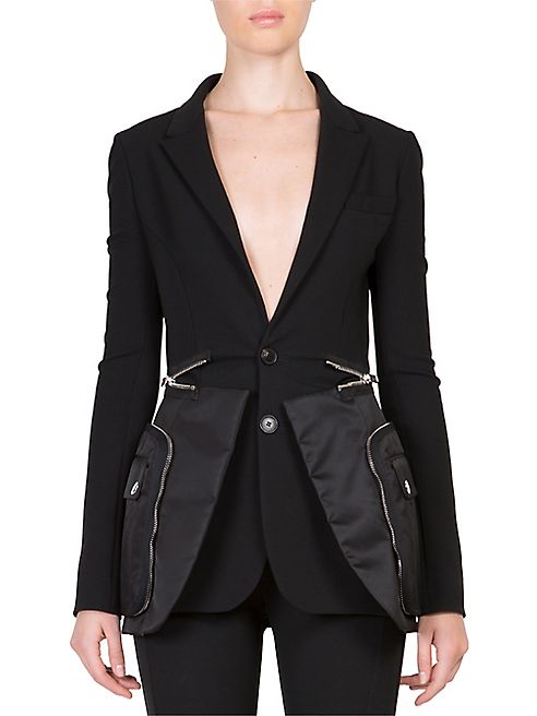 Givenchy - Zip Waist Stretch Jacket