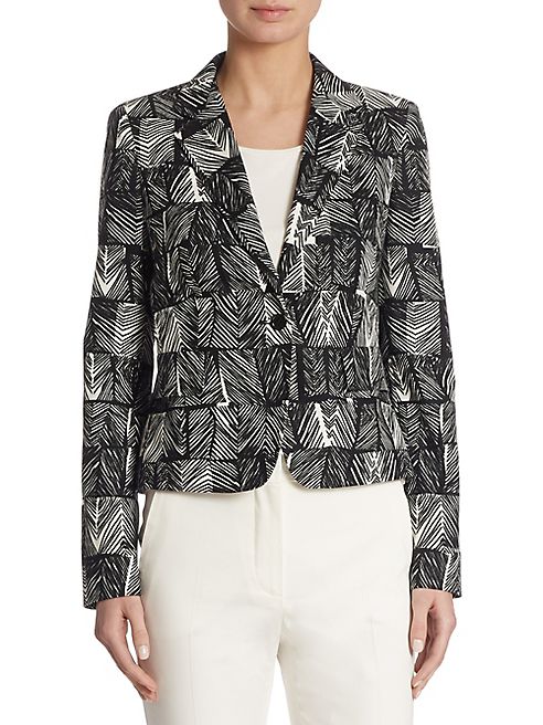 Max Mara - Faglia Leaf Printed Jacket