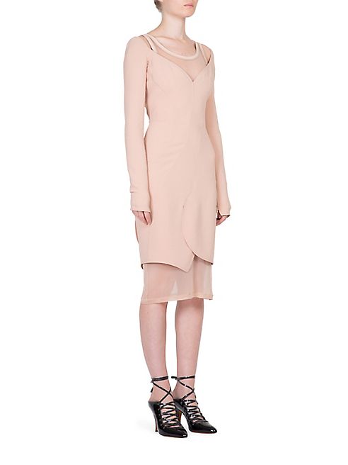 Givenchy - Sweetheart Neckline Dress