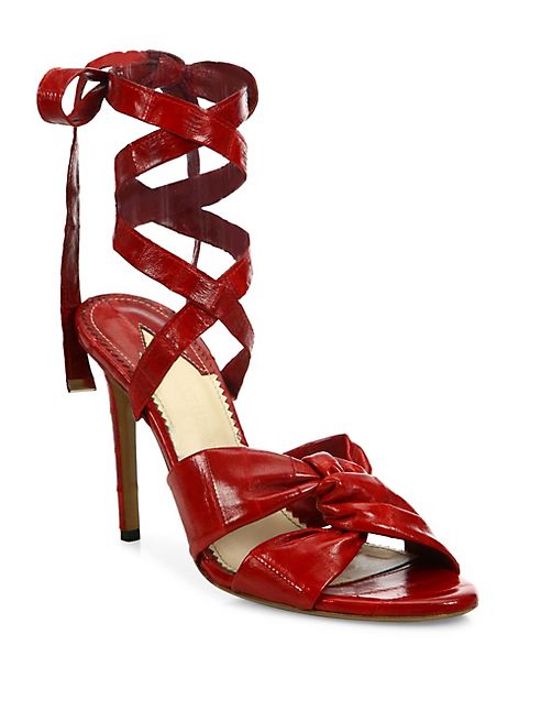 Altuzarra - Zuni Eel Wraparound Sandals