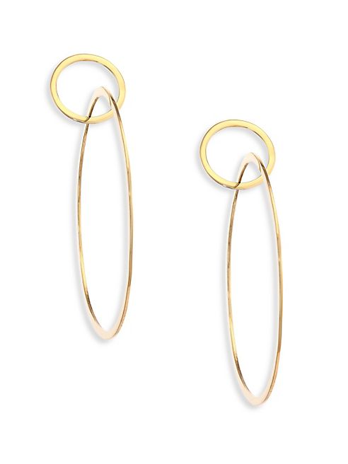 Jennifer Zeuner Jewelry - Dean Hoop Earrings/2.5