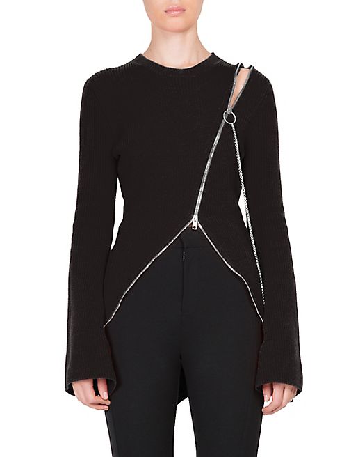 Givenchy - Bell Sleeve Zip Top