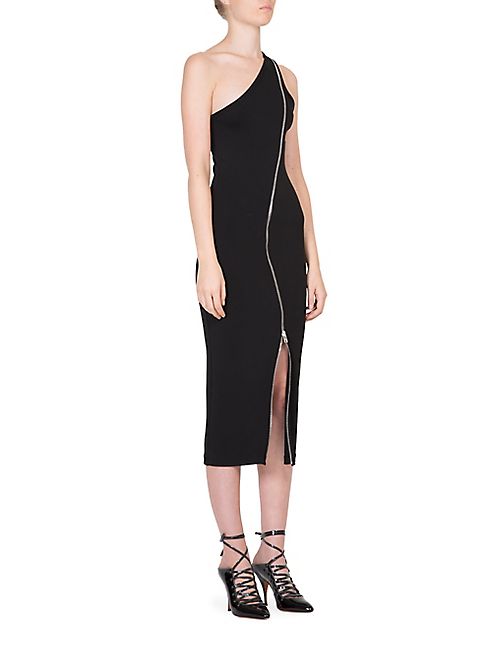 Givenchy - Zip Around One-Shoulder Dress