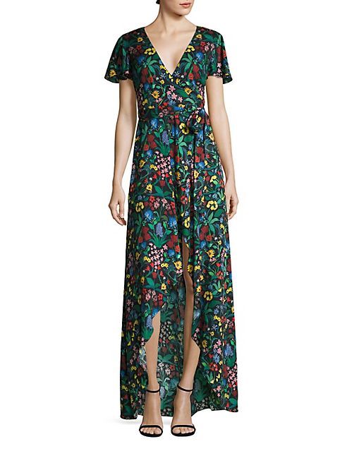 Alice + Olivia - Adrianna Floral-Print Maxi Dress