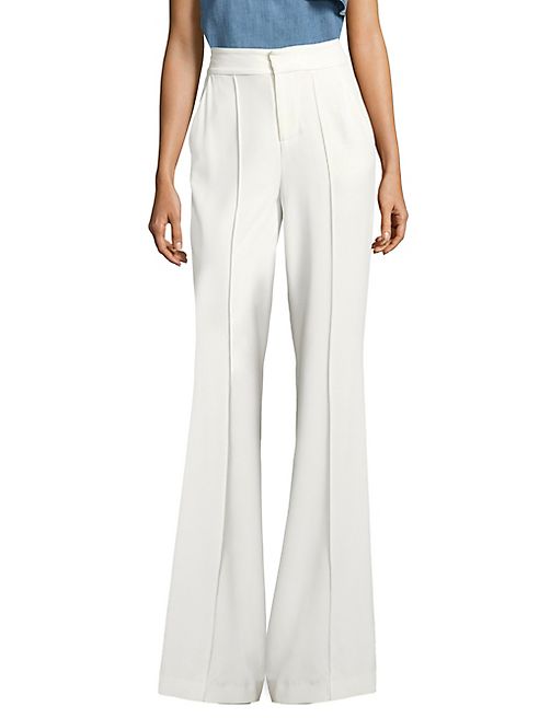 Alice + Olivia - Dylan High-Waist Wide-Leg Pants