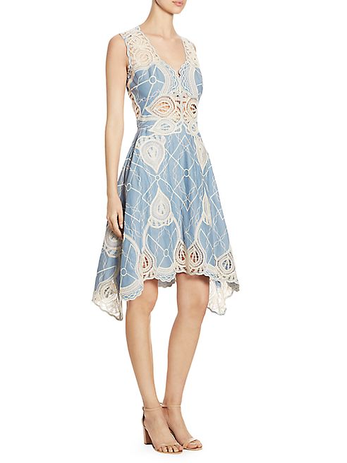 Jonathan Simkhai - Embroidered V-Neck Dress