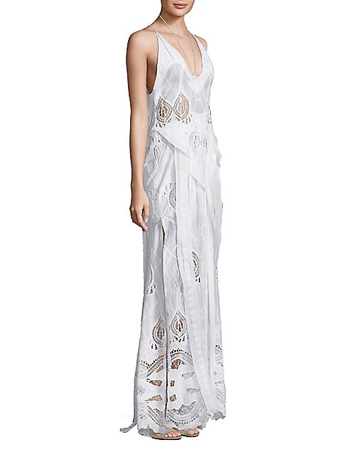 Jonathan Simkhai - Embroidered Cotton Crochet Maxi Dress