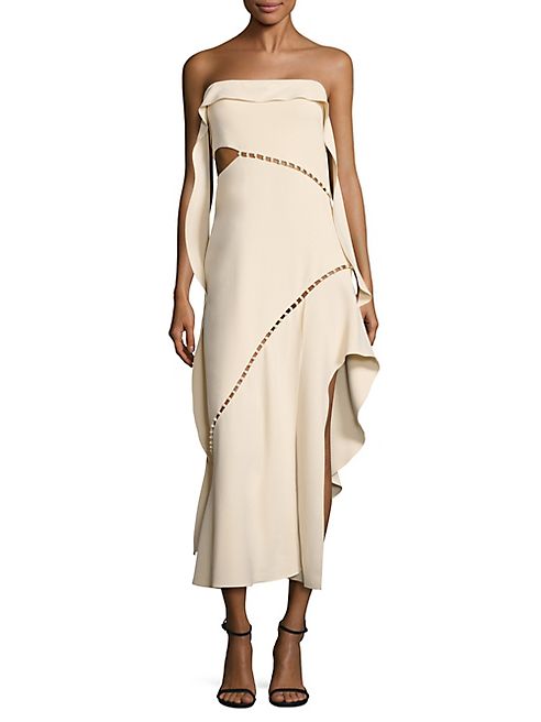 Jonathan Simkhai - Beaded Strapless Dress