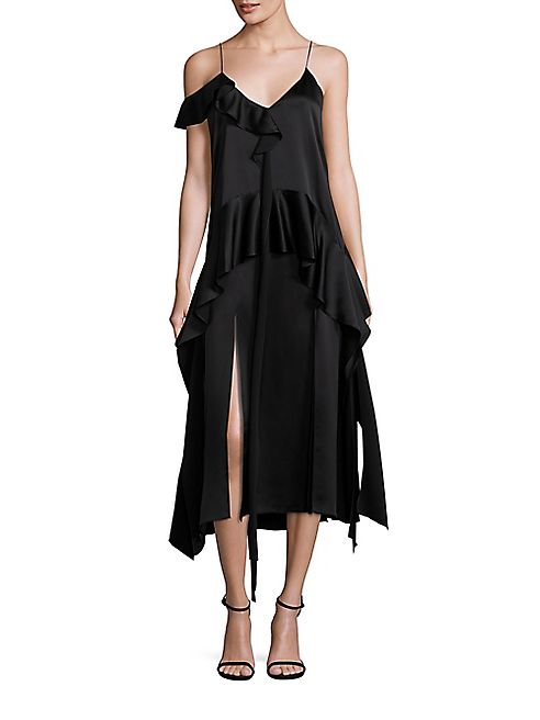 Jonathan Simkhai - Silk Ruffle Midi Dress