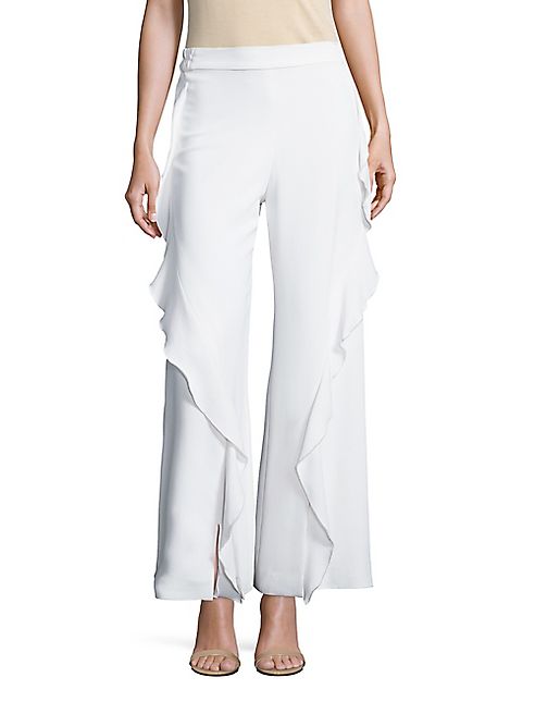 Jonathan Simkhai - Ruffle Wide-Leg Pants