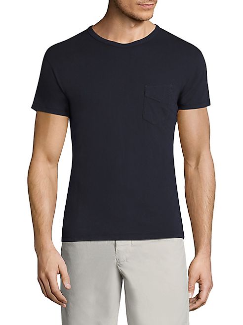 Officine Generale - Regular-Fit Solid Cotton Tee