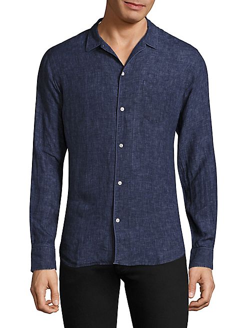 Officine Generale - Piped Linen Shirt