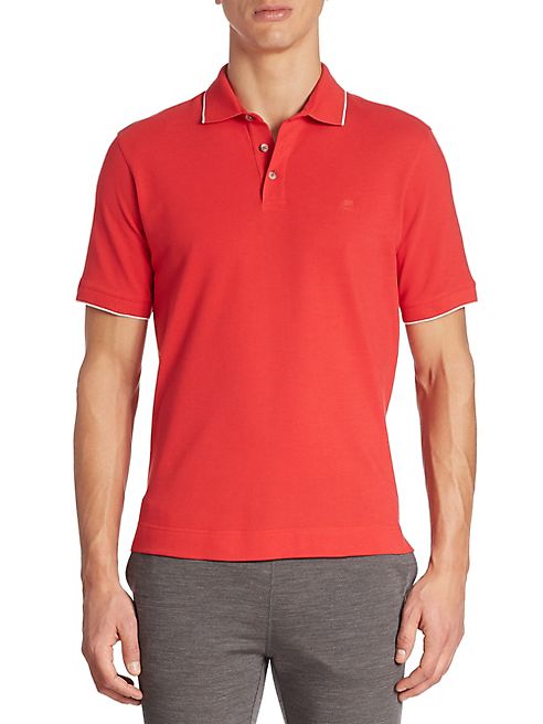 Z Zegna - Pique Cotton Polo