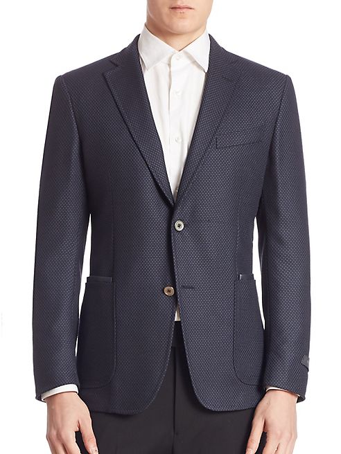 Pal Zileri - Diamond Wool & Mohair Sportcoat