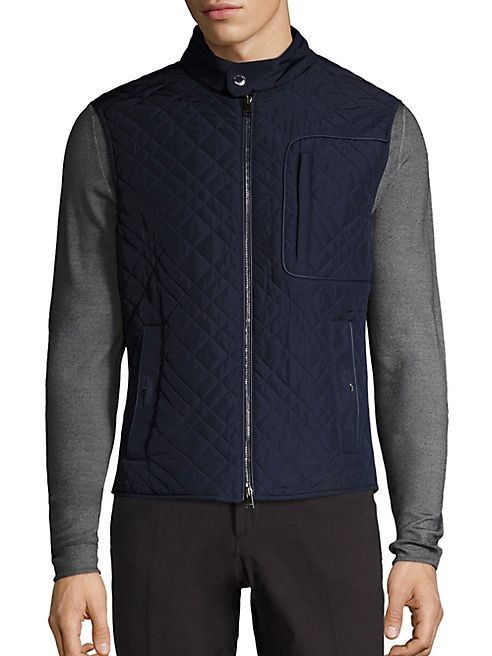 Pal Zileri - Quilted Zip-Front Vest