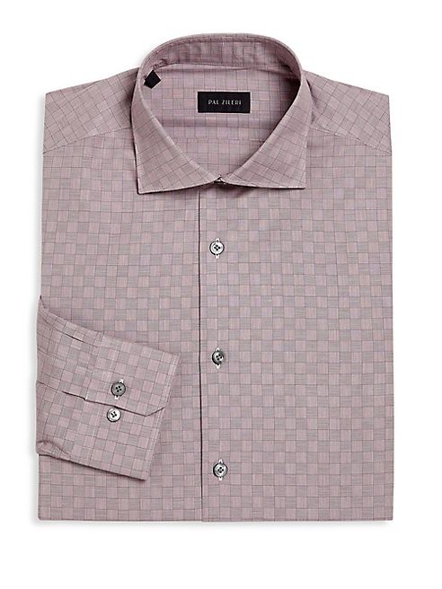 Pal Zileri - Regular-Fit Box Weave Dress Shirt