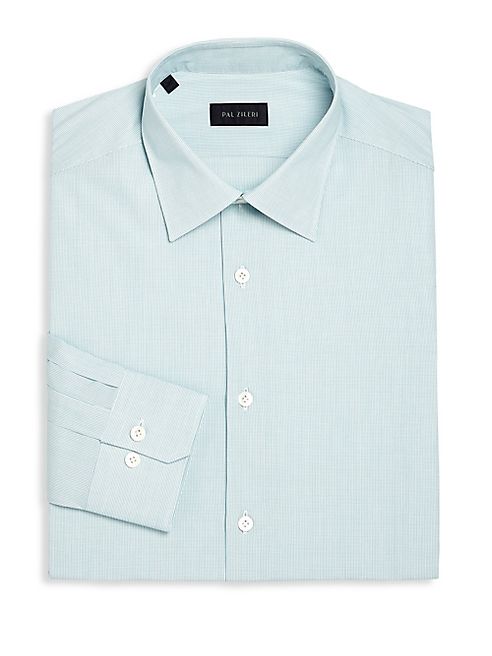 Pal Zileri - Regular-Fit Nano Check Dress Shirt