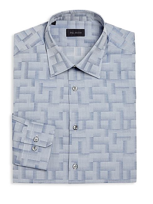 Pal Zileri - Regular-Fit Barcode Dress Shirt