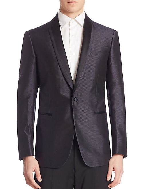 Pal Zileri - Diamond Jacquard Silk Jacket