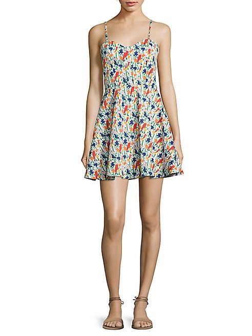 Alice + Olivia - Nella Printed Fit-&-Flare Dress