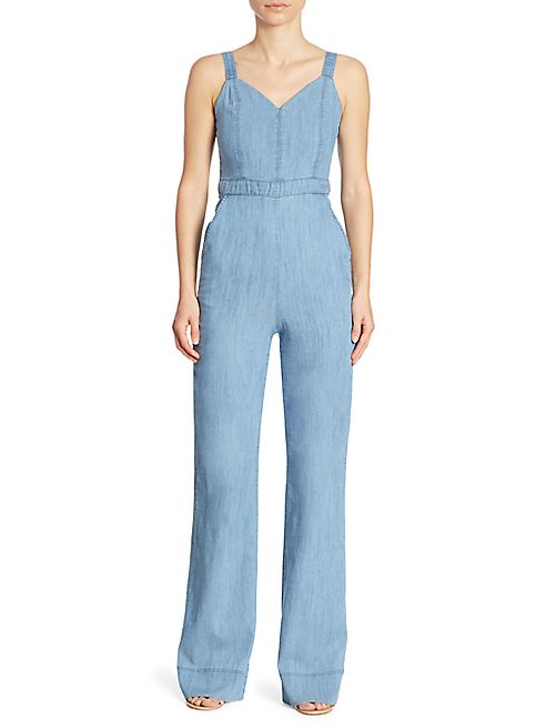 Alice + Olivia - Cristal Wide-Leg Overall