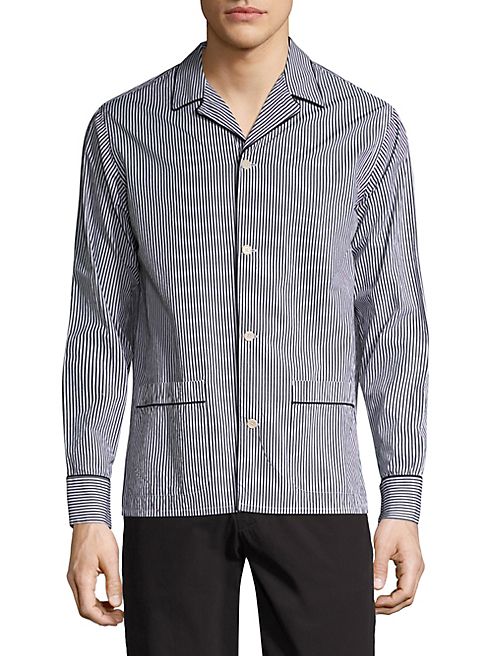 Officine Generale - Alan Striped Overshirt