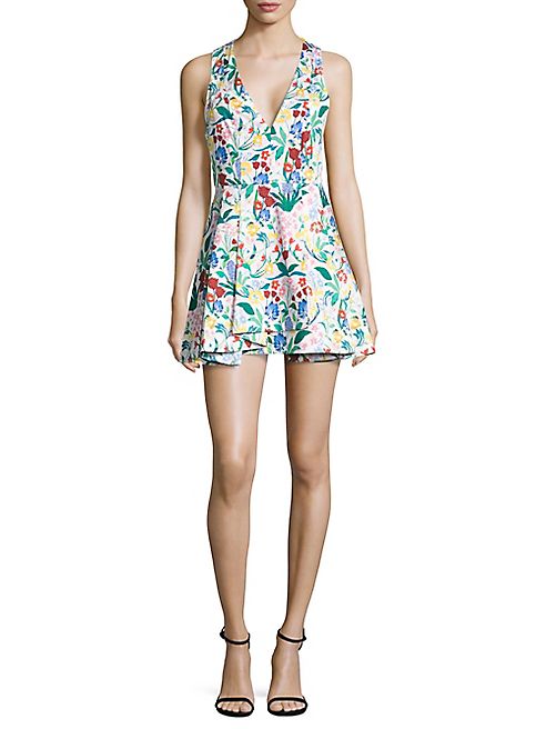 Alice + Olivia - Tanner Asymmetrical Fit-&-Flare Dress