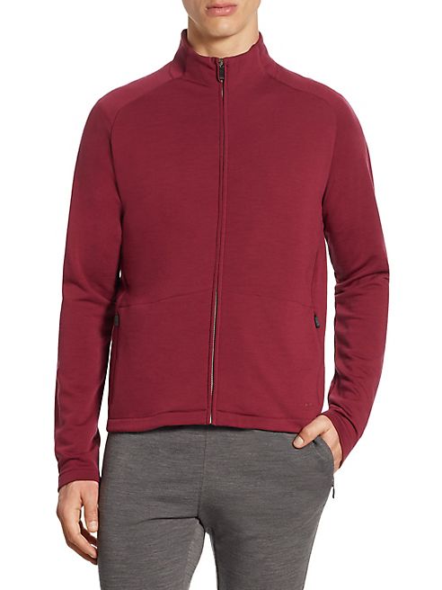 Z Zegna - Zip-Up Wool Sweatshirt