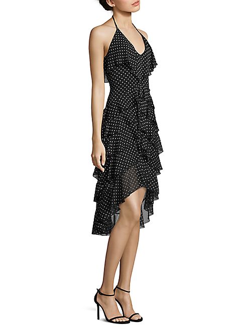 Alice + Olivia - Lorilee Ruffle High-Low Dress