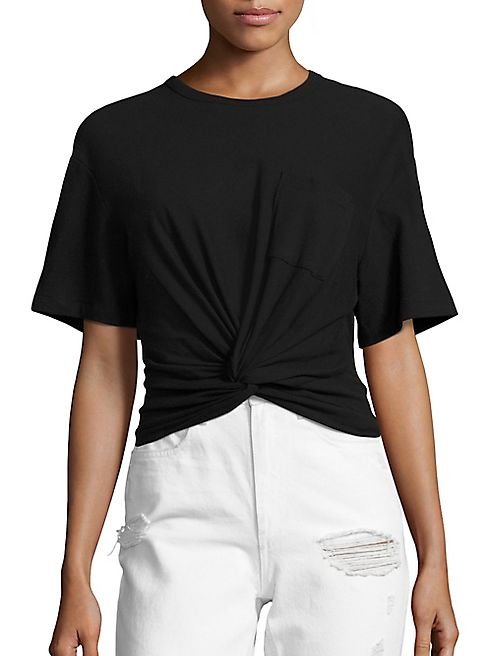 T by Alexander Wang - Twist Cotton Jersey Tee