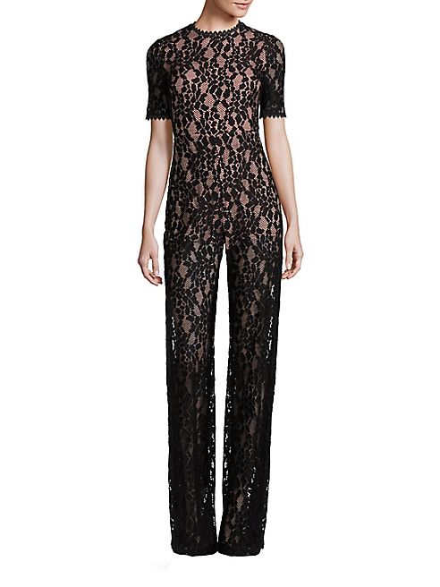 Alexis - Janus Short Sleeve Lace Jumpsuit