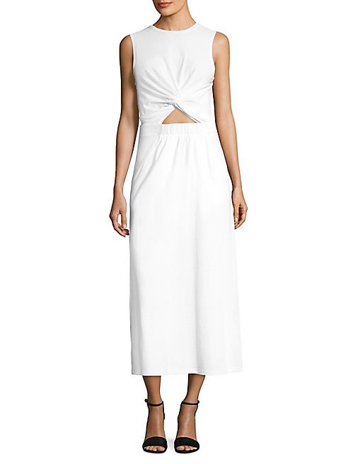 T by Alexander Wang - T by Twist Front Muscle Dress