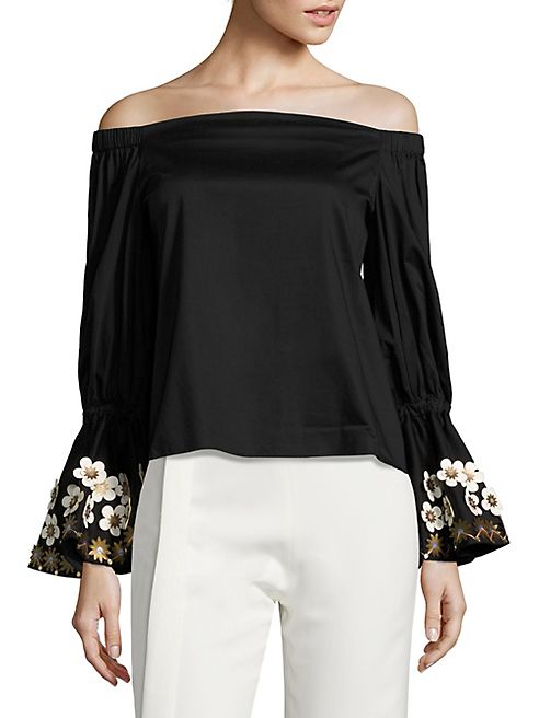 Alexis - Juniper Embellished Off-The-Shoulder Top