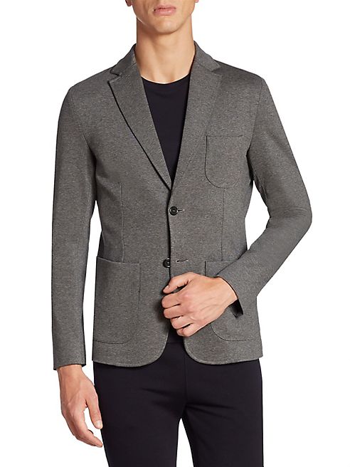 Z Zegna - Regular-Fit Mélange Techno Jersey Jacket