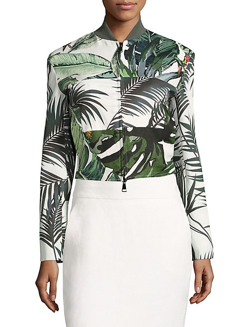 Max Mara - Tema Tropical Bomber Jacket