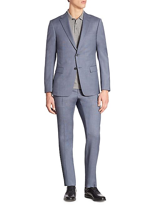 Z Zegna - Regular-Fit Twill Wool Suit