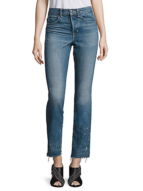 Helmut Lang - High-Rise Cropped Jeans