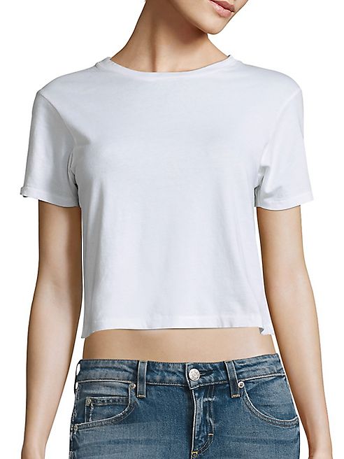 AMO - Babe Cropped Cotton Tee