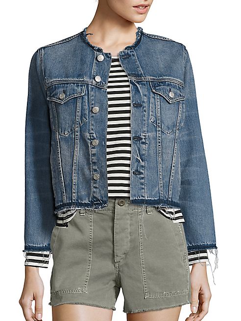 AMO - Lola Distressed Denim Jacket