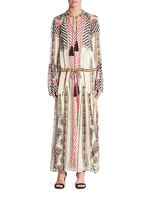 Etro - Silk Drop-Waist Maxi Dress