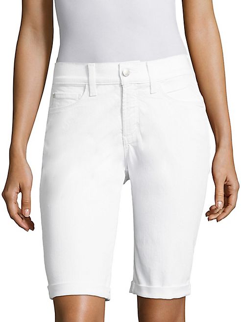 NYDJ - Cotton Blend Solid Shorts