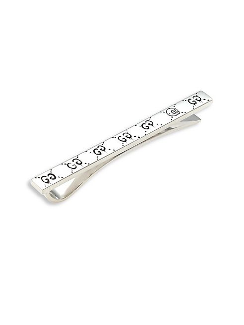 Gucci - Sterling Silver Ghost Tie Bar