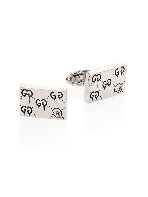 Gucci - GucciGhost Sterling Silver Cuff Links