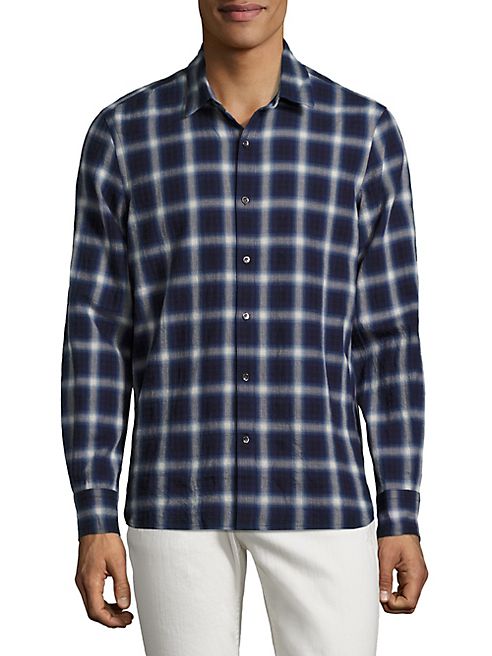 Ovadia & Sons - Max Plaid Cotton Shirt