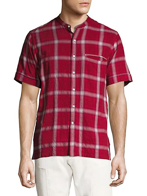 Ovadia & Sons - Crosby Slim-Fit Plaid Shirt